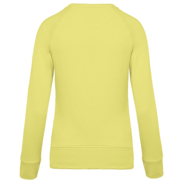 Sweat-shirt Bio col rond manches raglan femme – Image 2