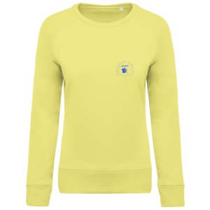 Sweat-shirt Bio col rond manches raglan femme